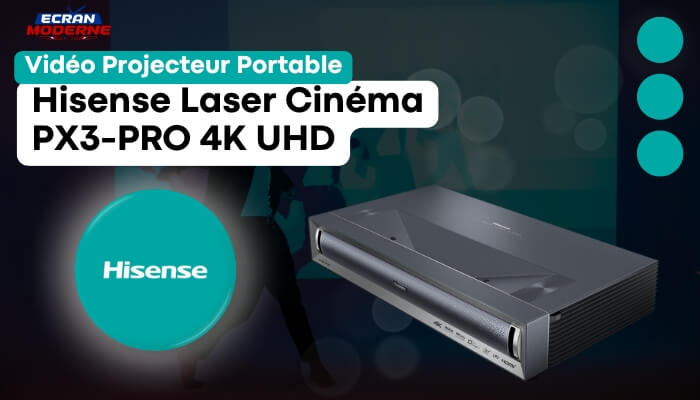 Hisense Laser Cinéma PX3-PRO 4K UHD