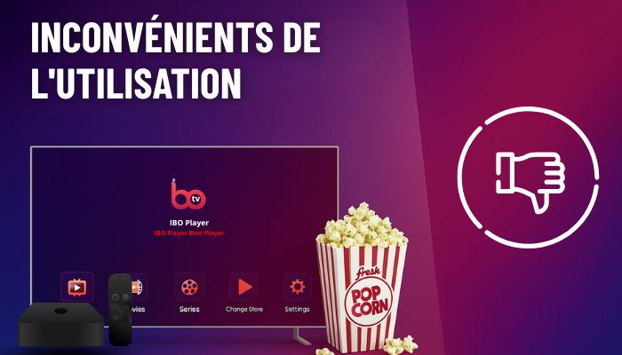 Inconvénients de l'utilisation