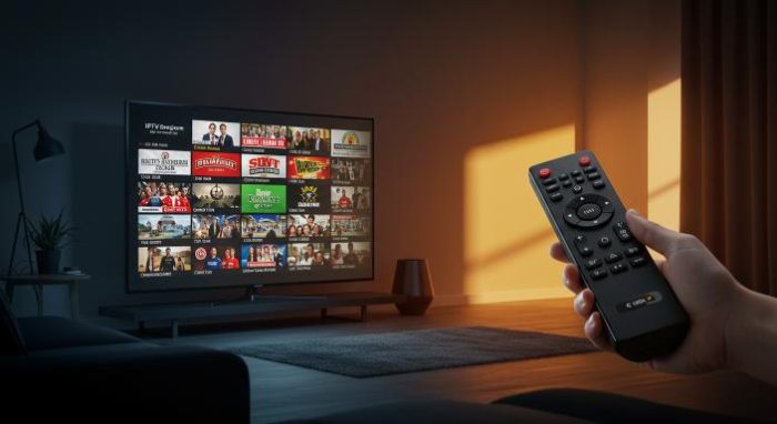 application sur une Tv pour ip tv belgique