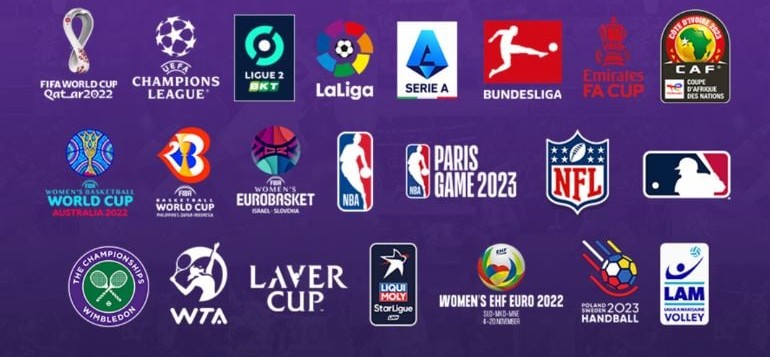 différentes chaines pour sport ip tv 4k