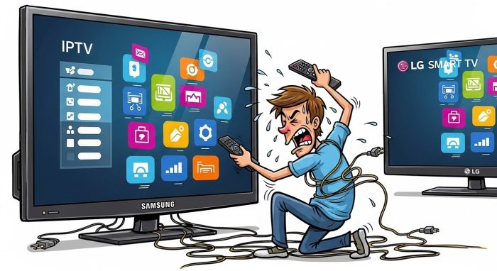 guide changement settigns iptv