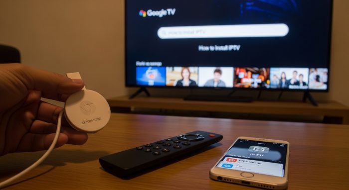 IPTV sur Chromecast
