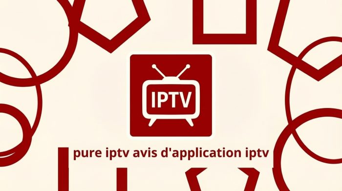 application pureiptv pour iptv france
